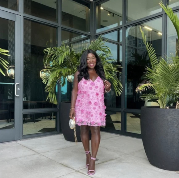 Rosette Detail Dresses